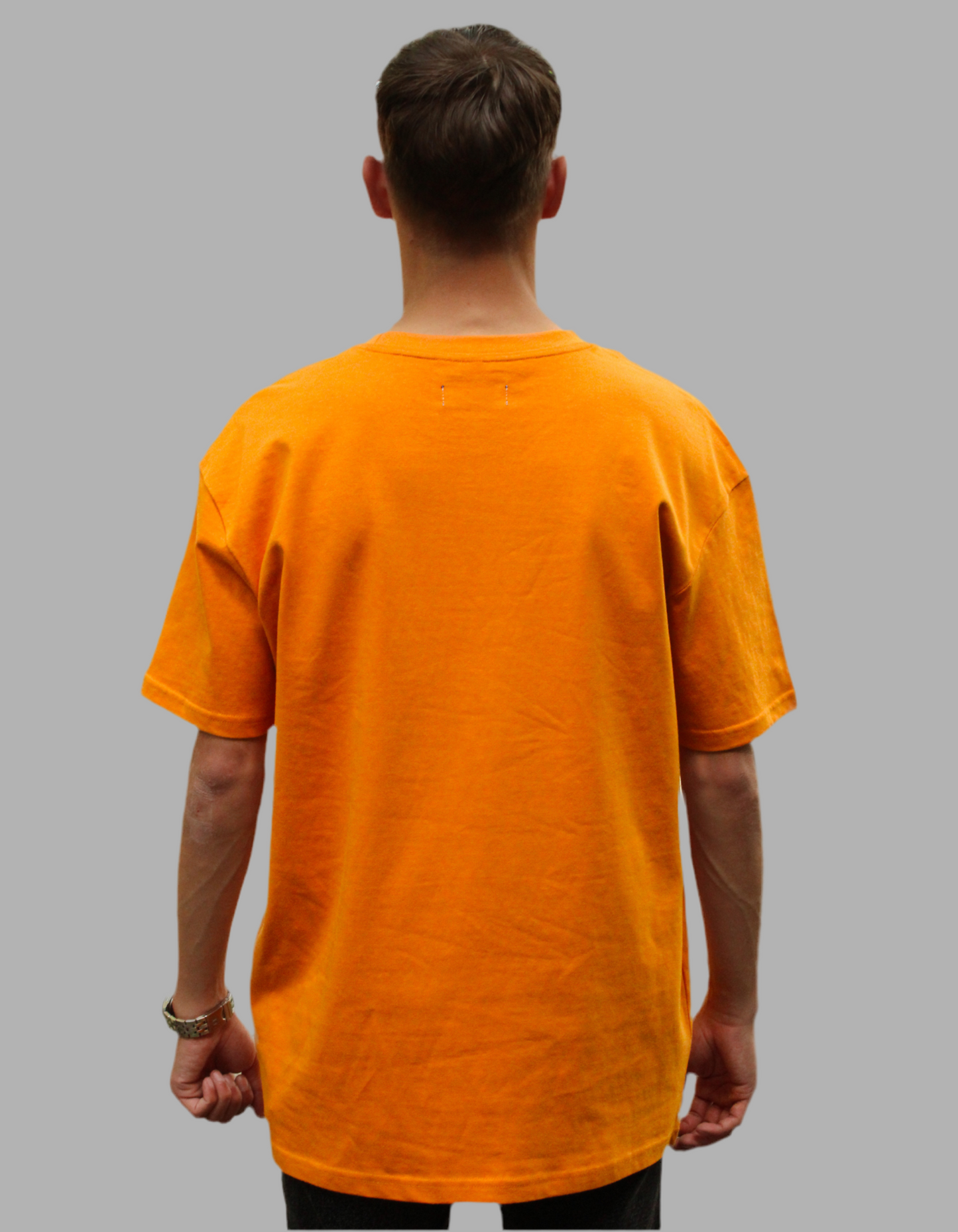Basan Logo Oversize T-shirt Orange - Basanstreetwear
