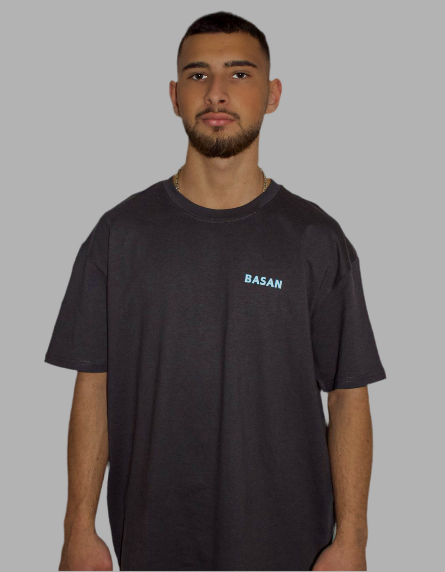 Basan Blue Spray Diamond Overshirt - Basanstreetwear