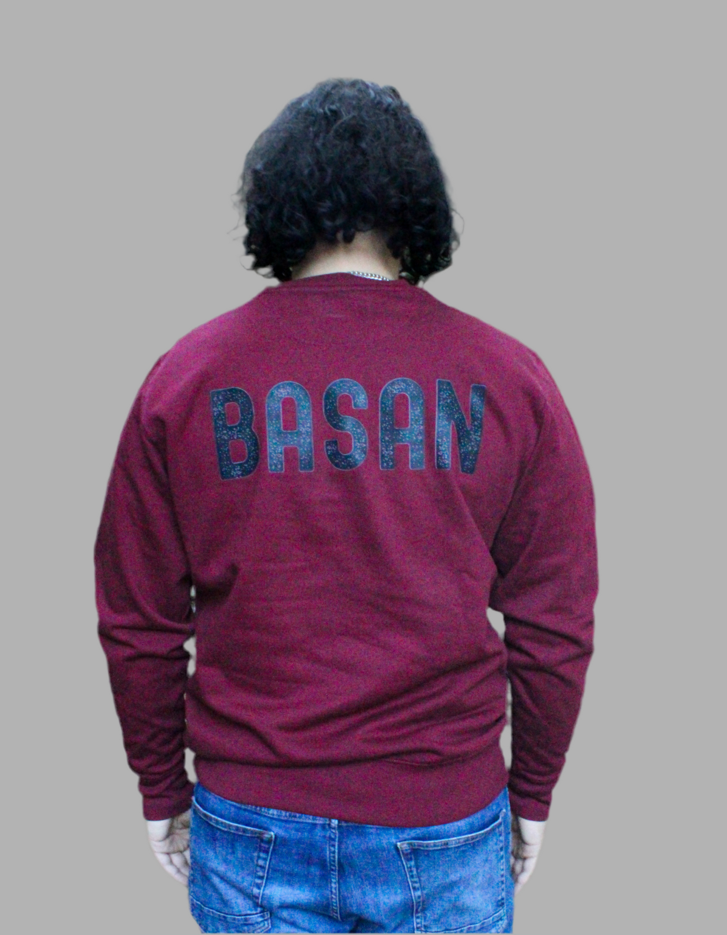 Basan Burgundy sweatshirt - Basanstreetwear
