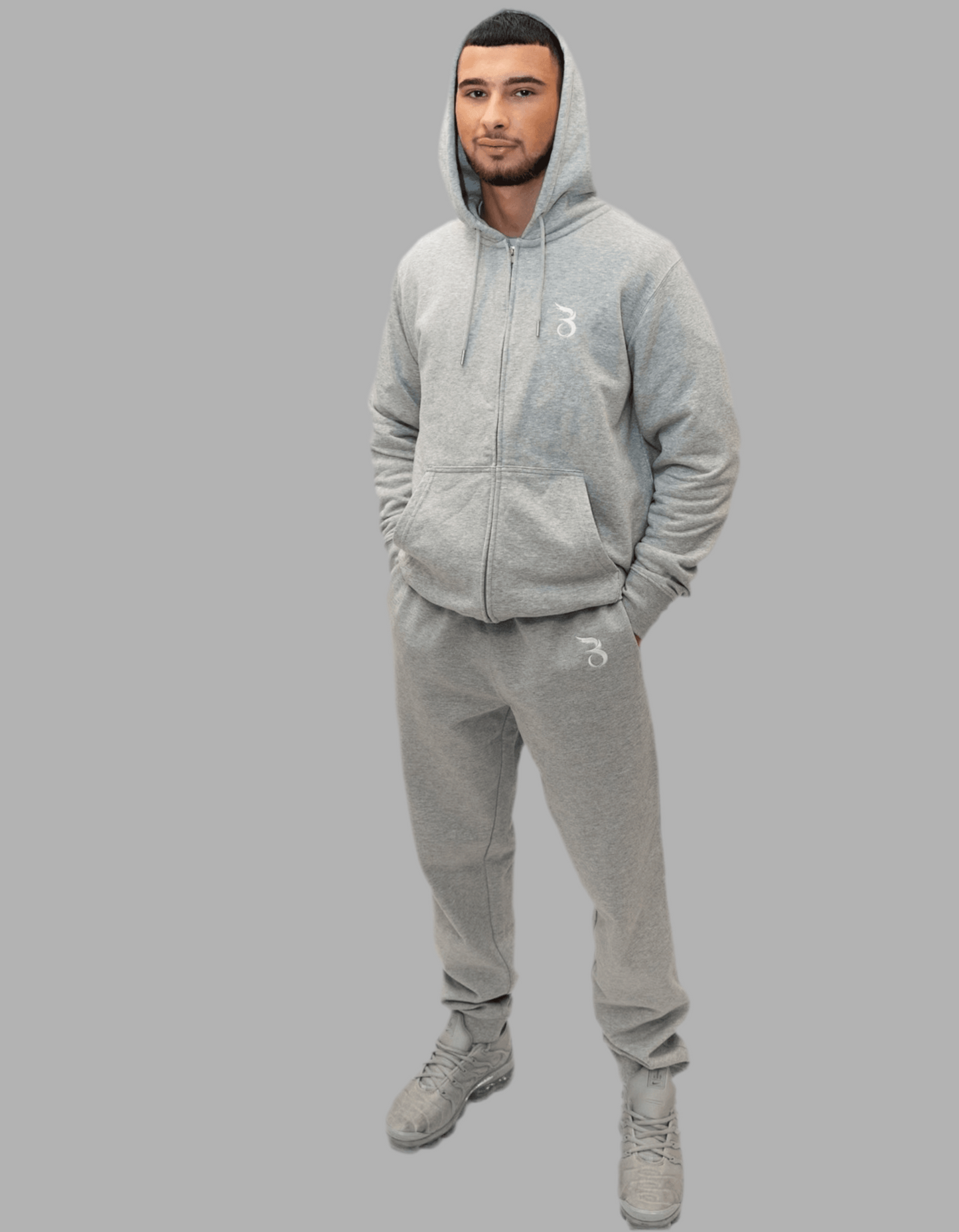 Basan Grey Zipper - Basanstreetwear