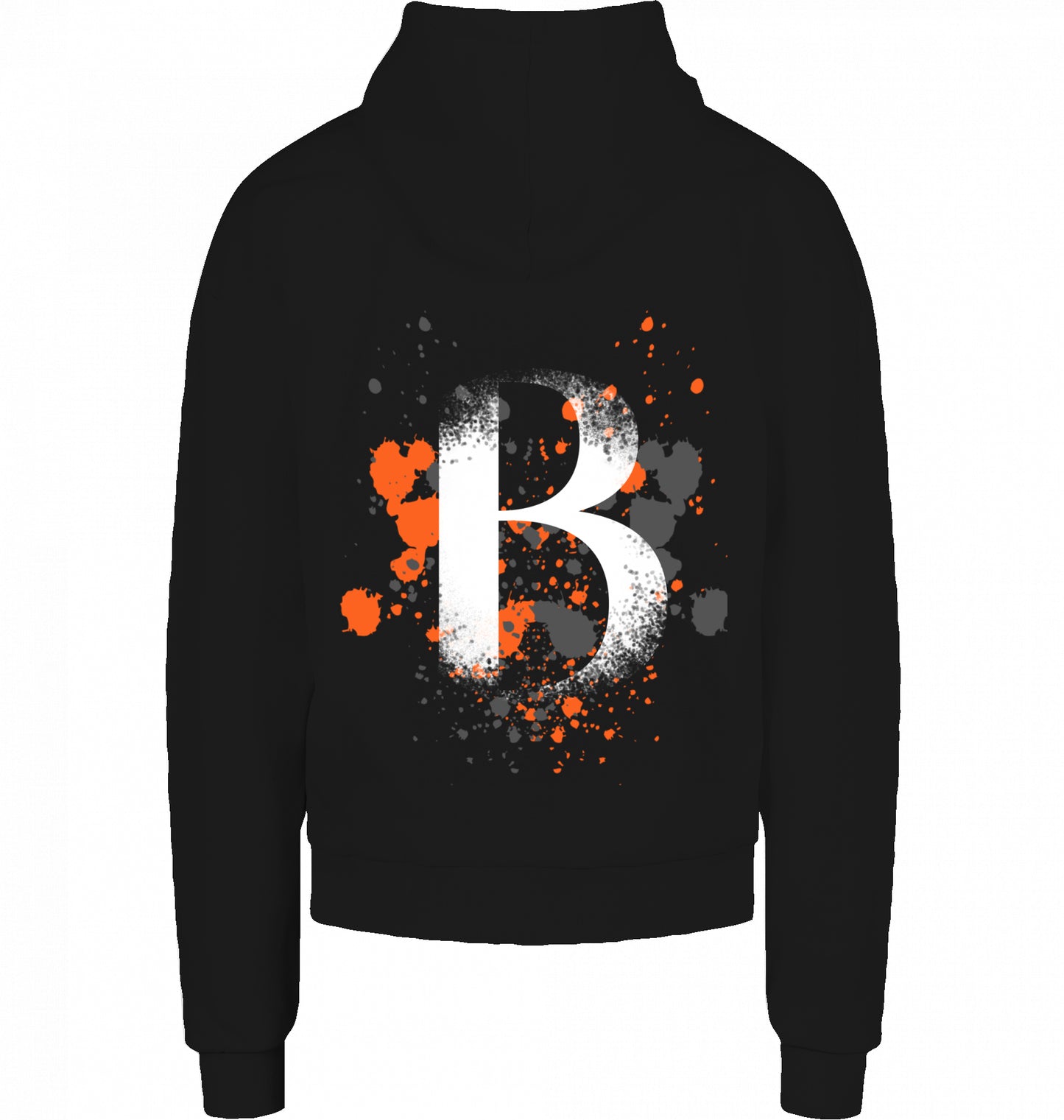 Basan majestic B Hoodie Black red - Basanstreetwear