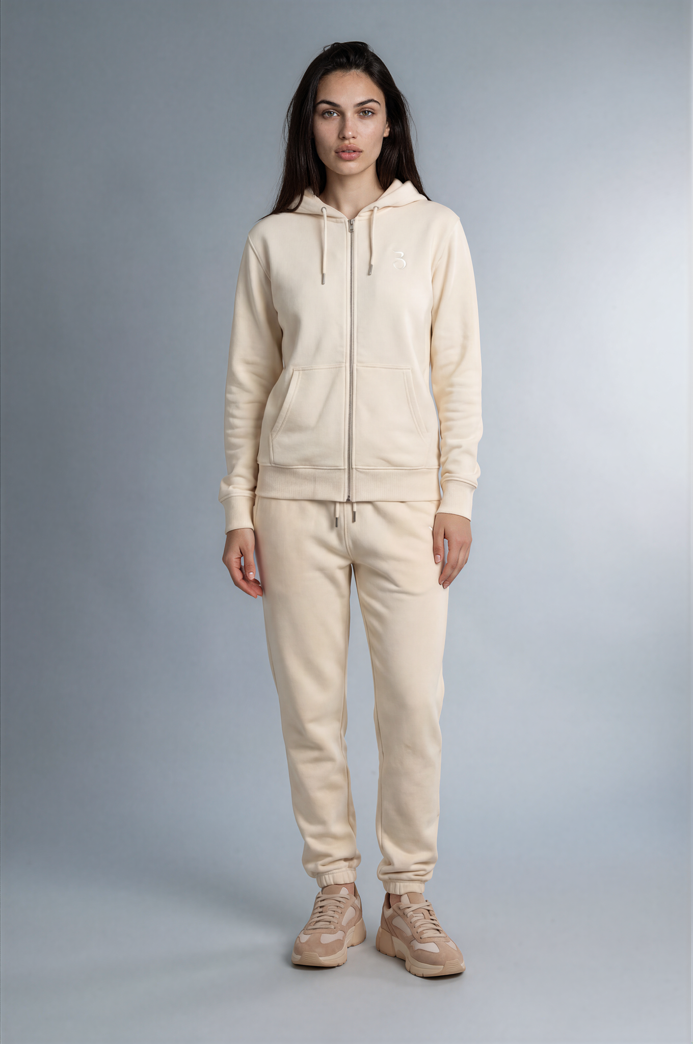 Basan Beige Zipper