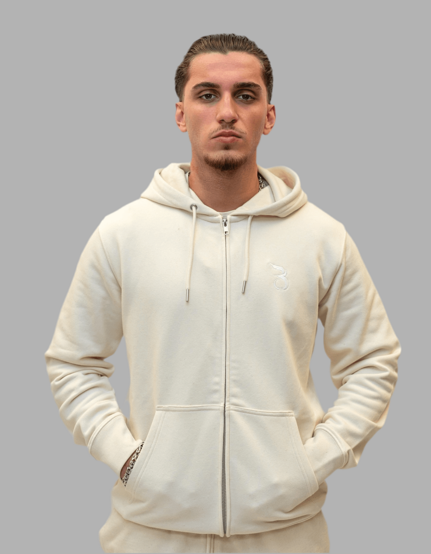 Basan beige Zipper - Basanstreetwear