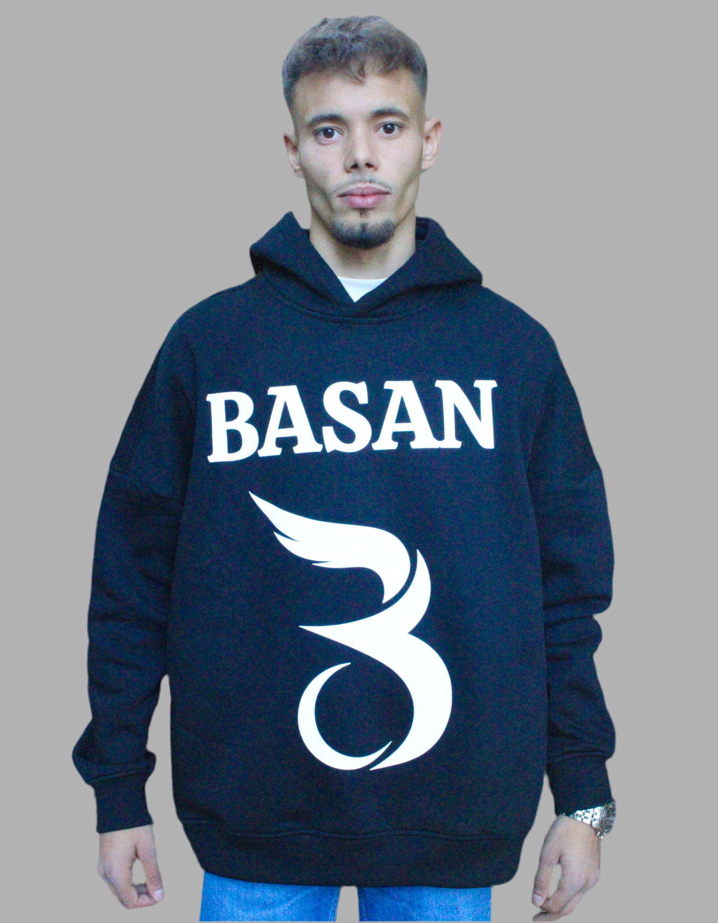 Basan hoodie logo - Basanstreetwear