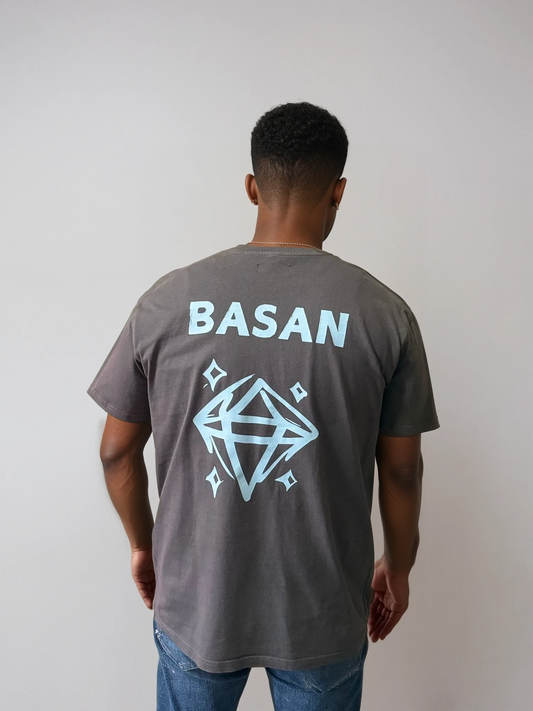 Basan Blue Spray Diamant Overshirt