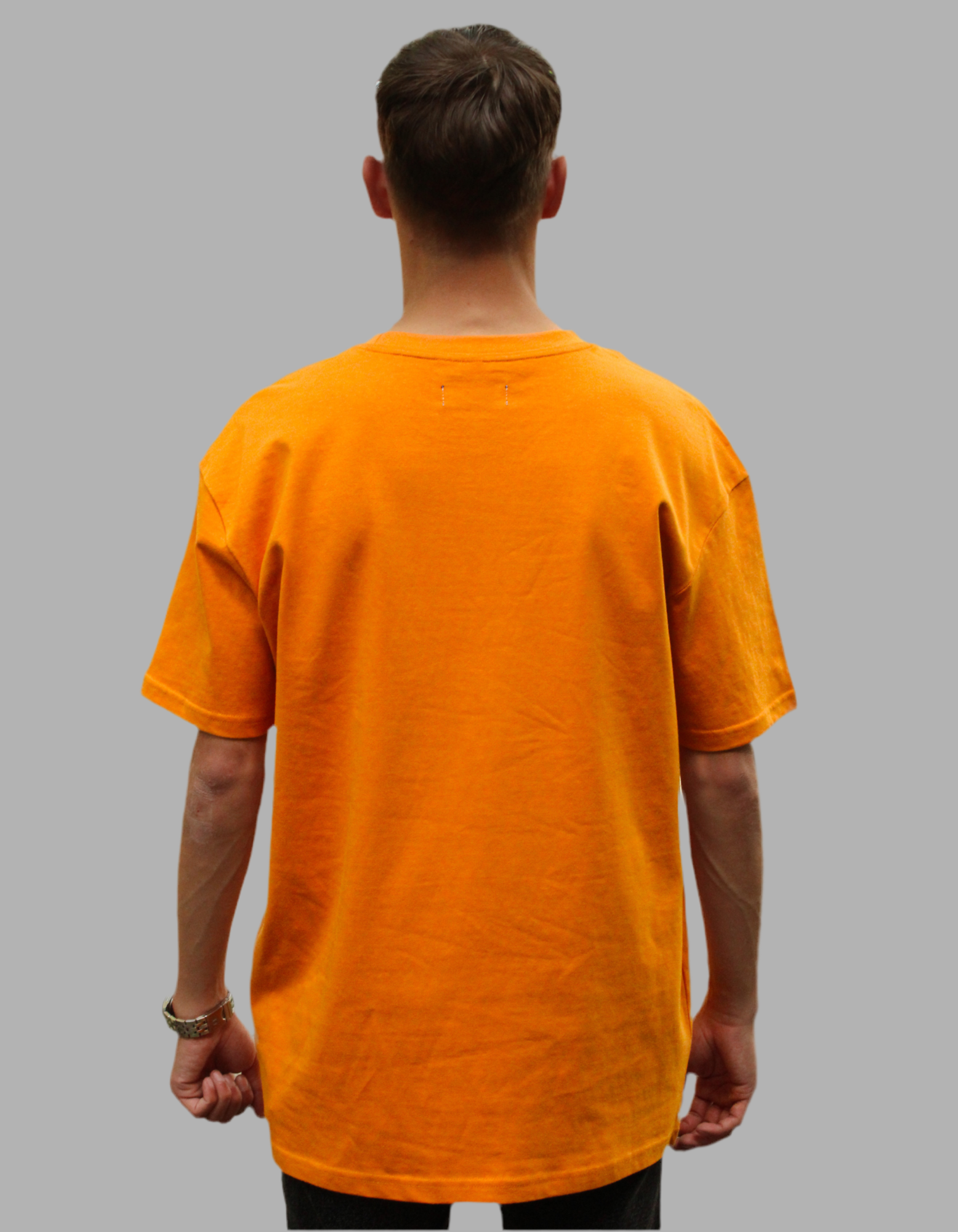 Basan Logo Oversize T-shirt Orange - Basanstreetwear
