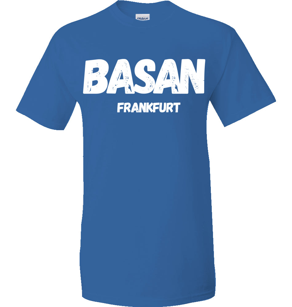 Basan Slim „Frankfurt“ T-Shirt (Royal ) - Basanstreetwear