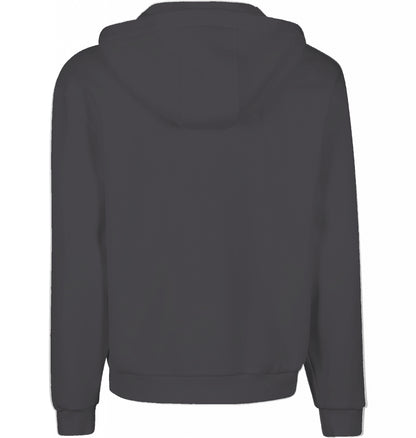 Fluffy ZIP Hoodie grey - Basanstreetwear