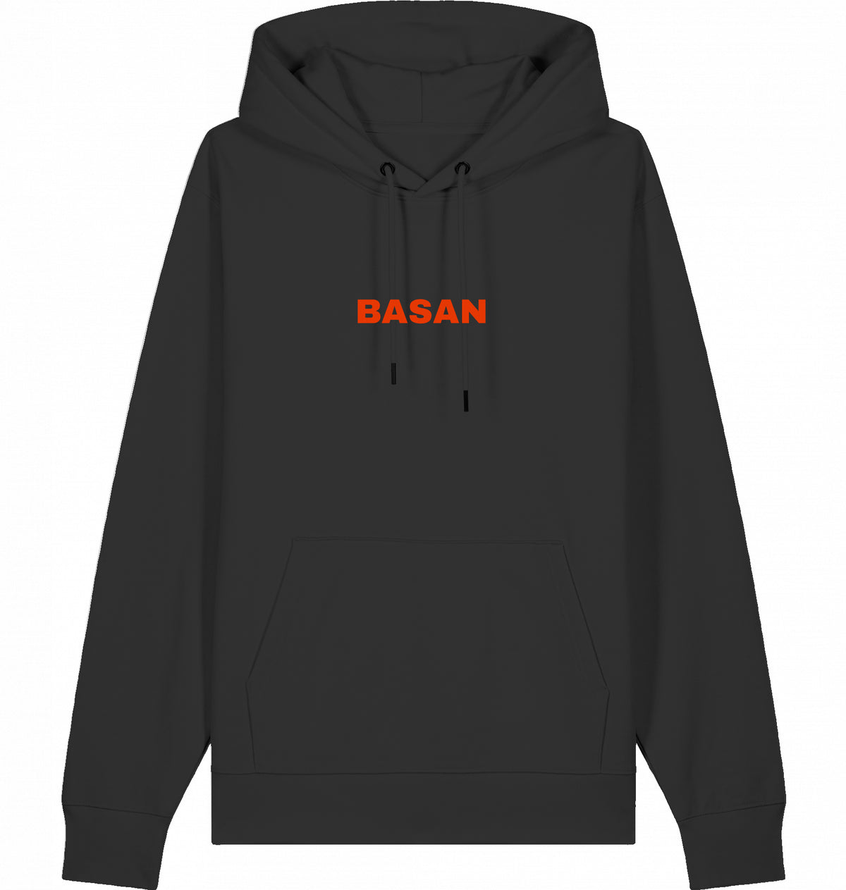Basan Majestic Red Hoodie (Black) - Basanstreetwear