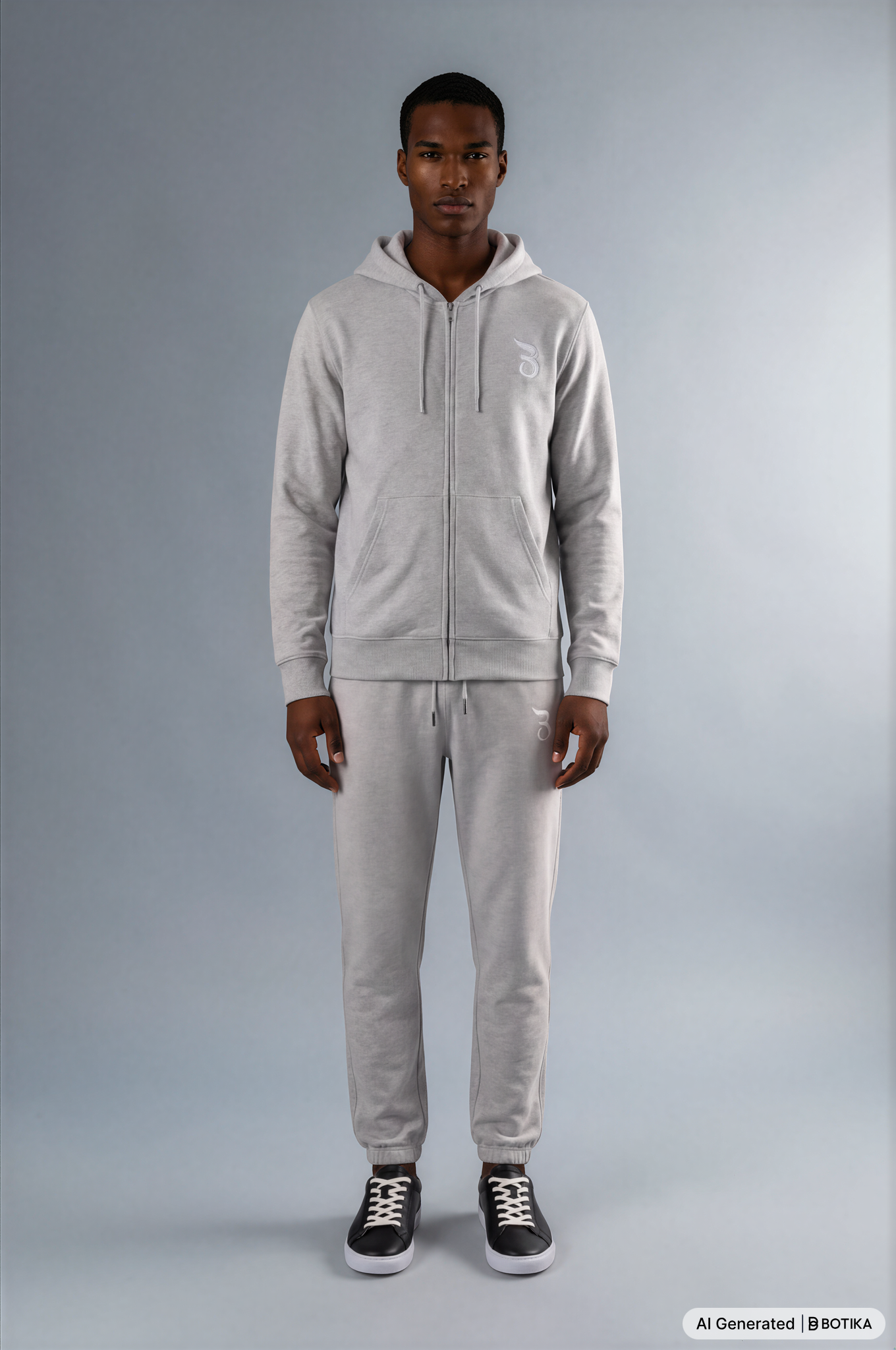 Basan Grey Zipper - Basanstreetwear