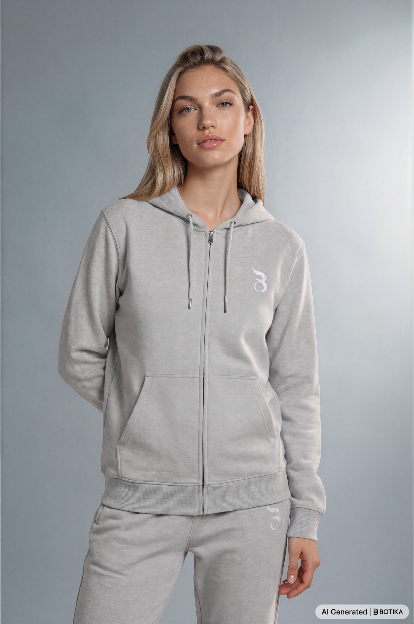 Basan Grey Zipper - Basanstreetwear