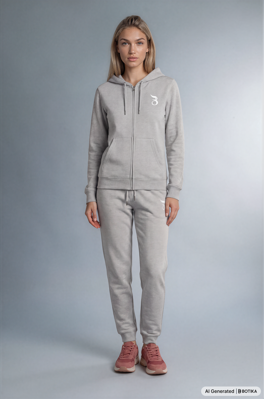 Basan Grey Zipper - Basanstreetwear