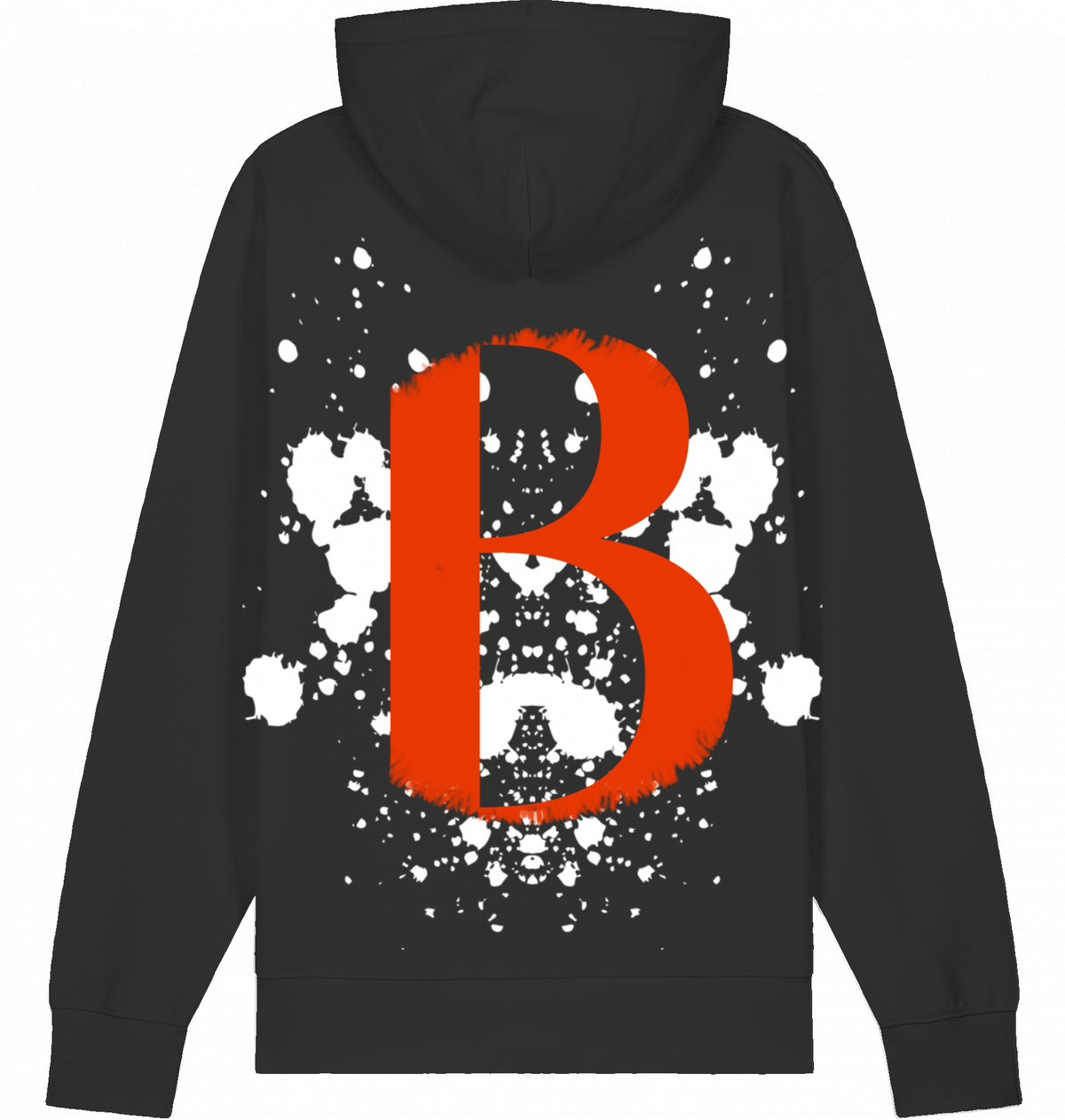 Basan Majestic Red Hoodie (Black) - Basanstreetwear