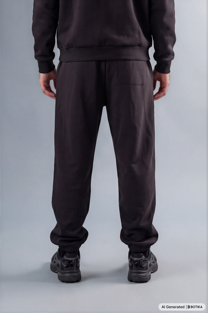 Fluffy Sweatpants Black - Basanstreetwear