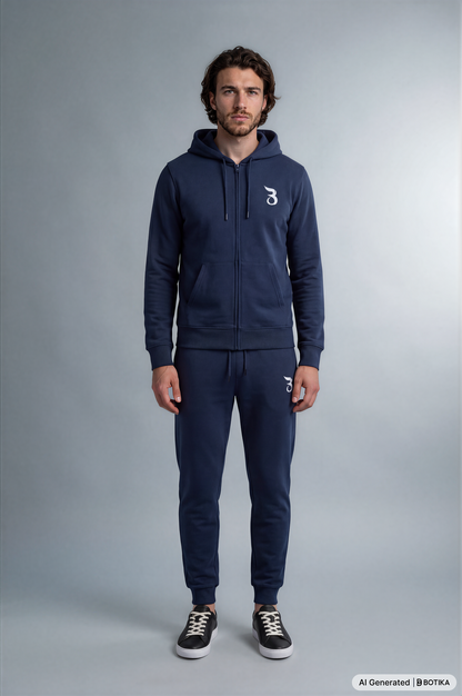 Basan Navy Sweatpants - Basanstreetwear