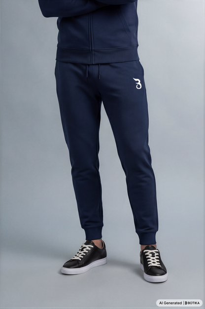 Basan Navy Sweatpants - Basanstreetwear