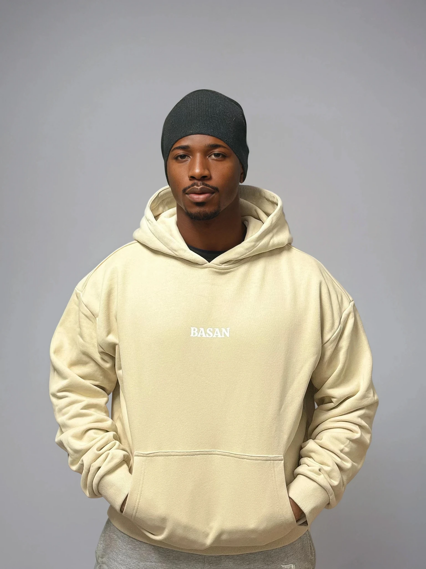 Basan majestic B Hoodie Beige