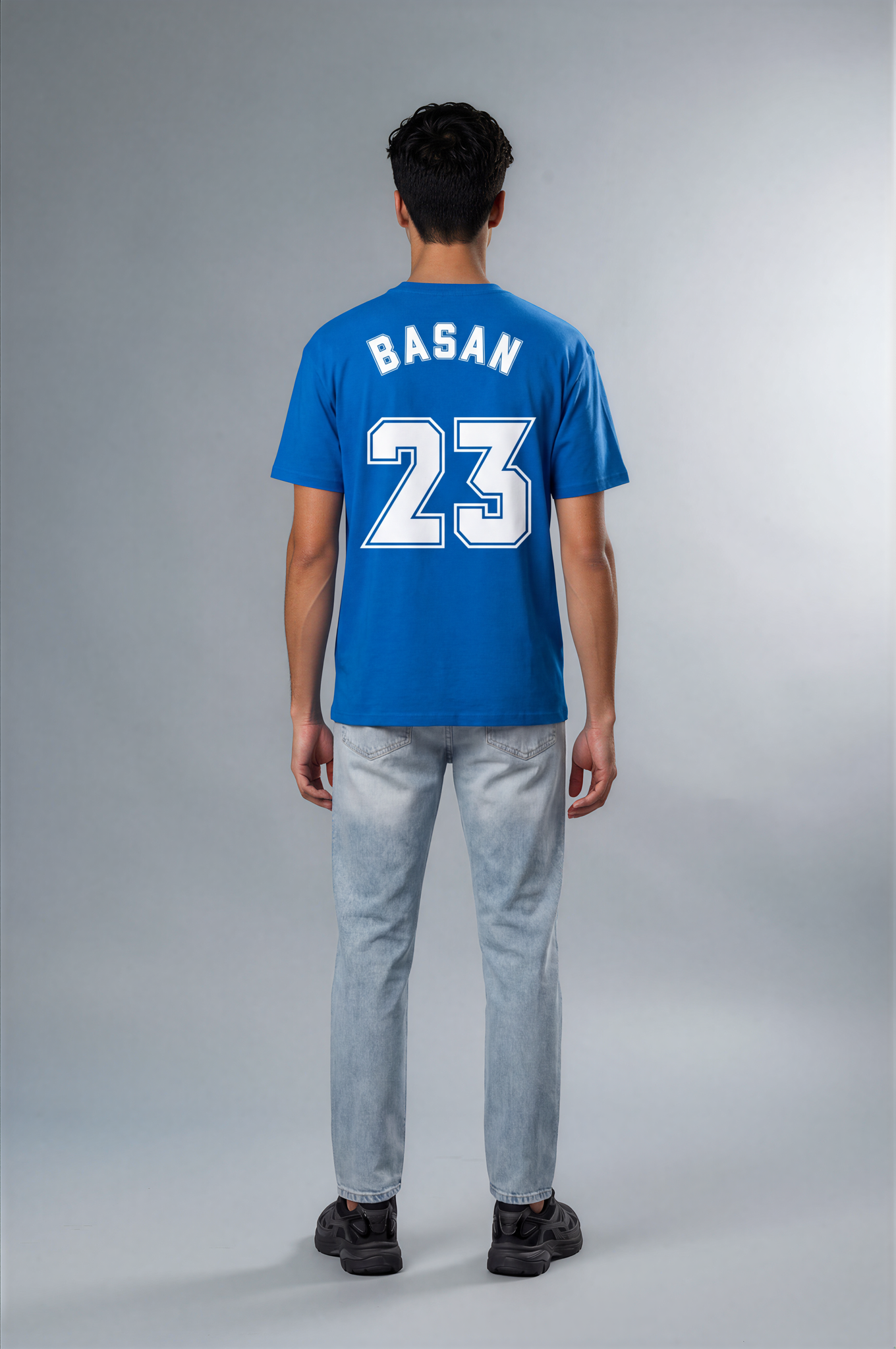 Basan Heavy Oversize T-Shirt Blue - Basanstreetwear