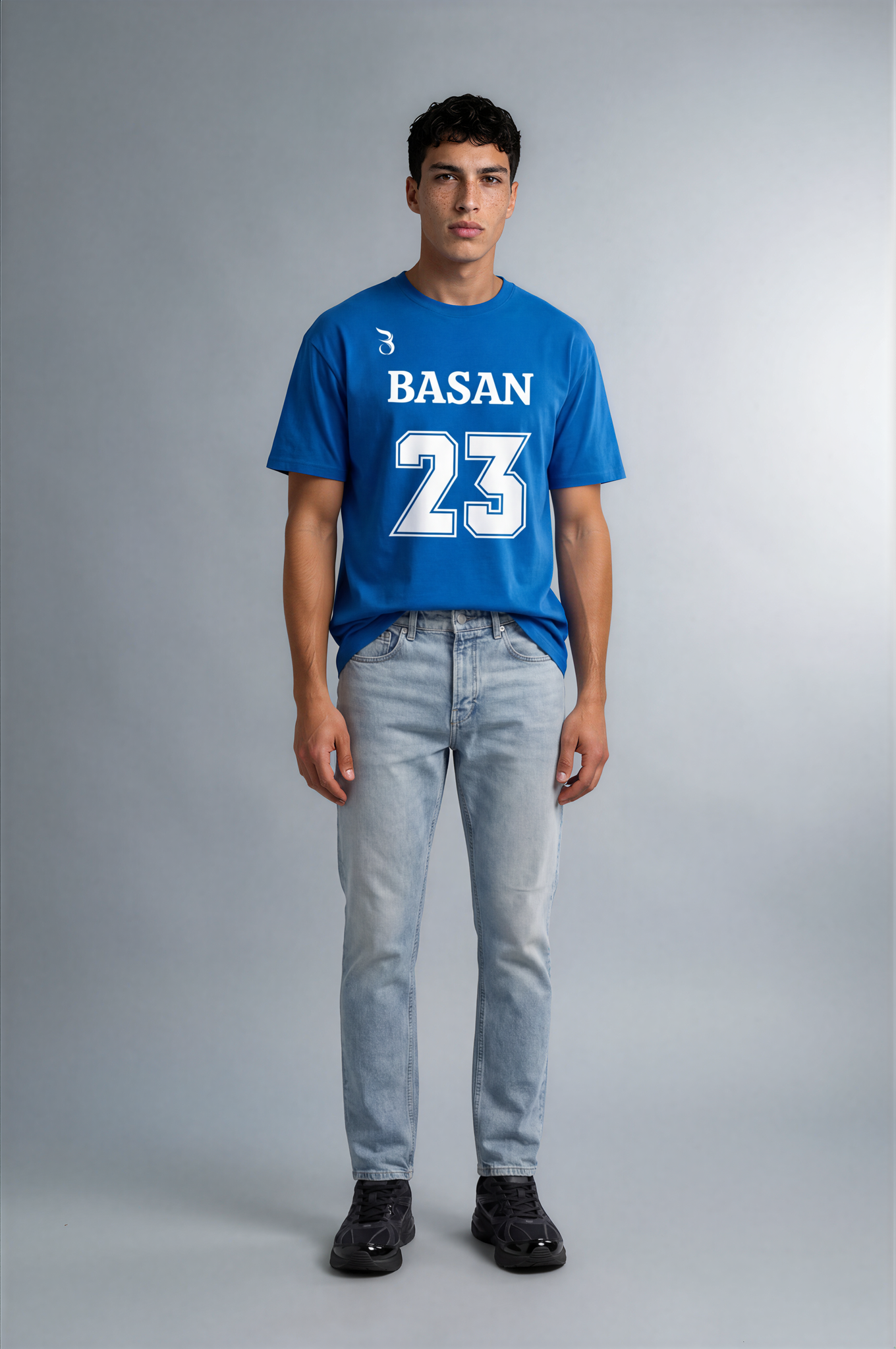Basan Heavy Oversize T-Shirt Blue - Basanstreetwear