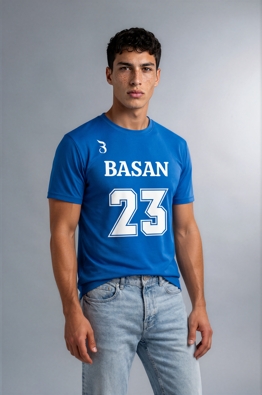 Basan Heavy Oversize T-Shirt Blue - Basanstreetwear