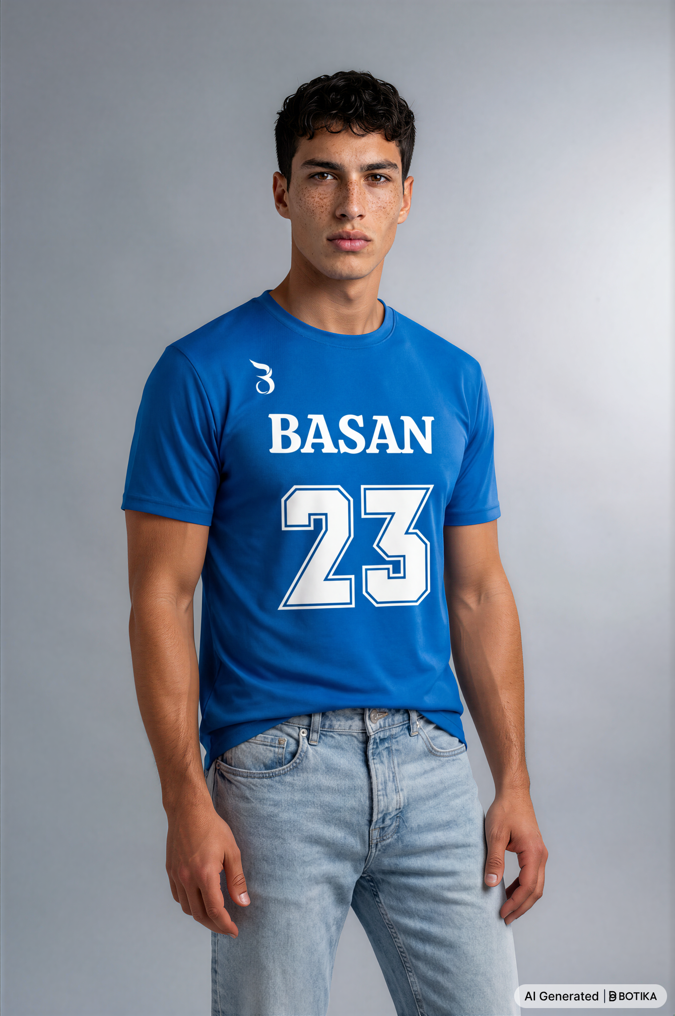 Basan Heavy Oversize T-Shirt Blue - Basanstreetwear
