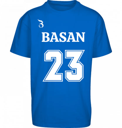 Basan Heavy Oversize T-Shirt Blue - Basanstreetwear