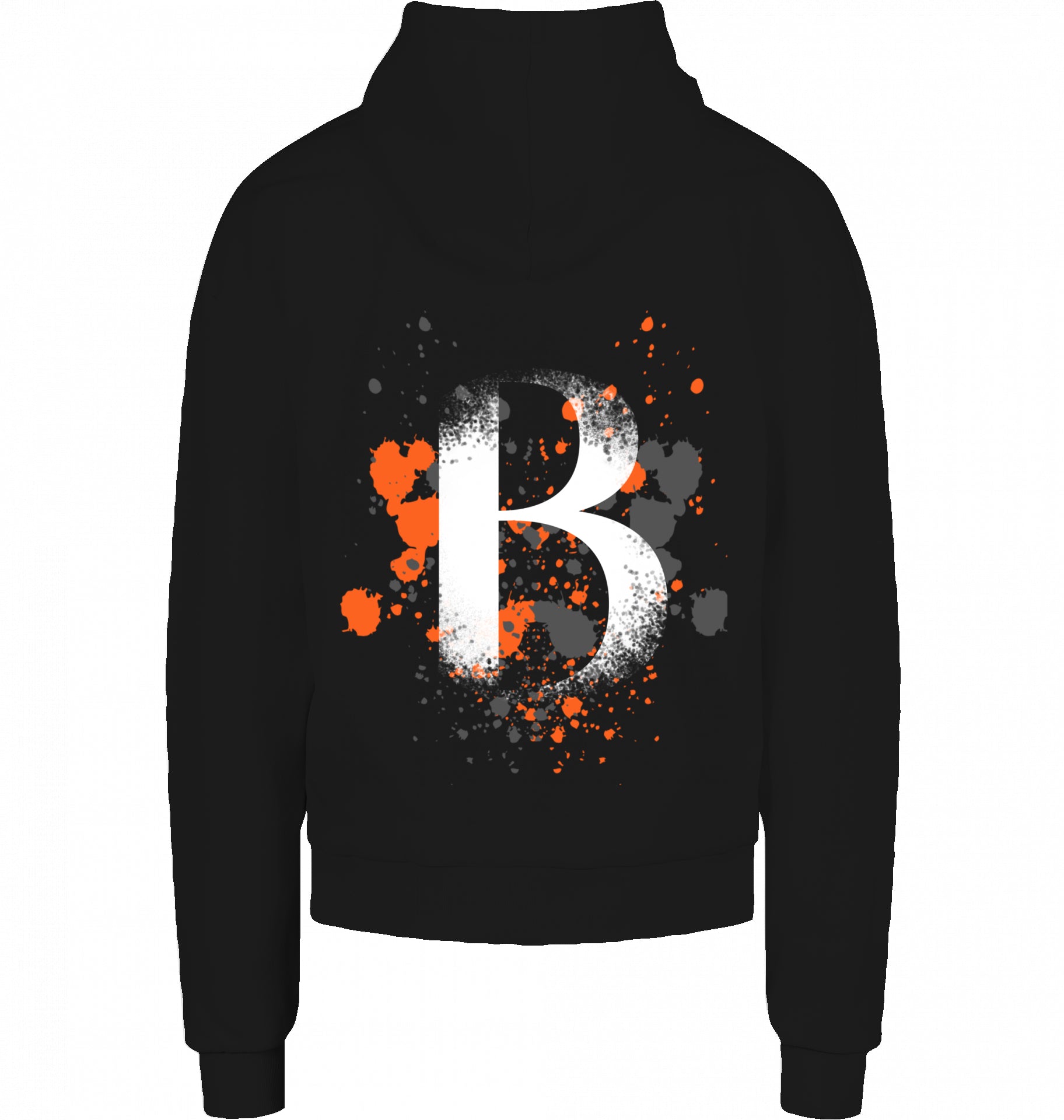 Basan majestic B Hoodie Black red - Basanstreetwear