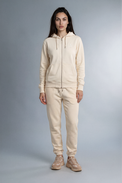 Basan Beige Zipper