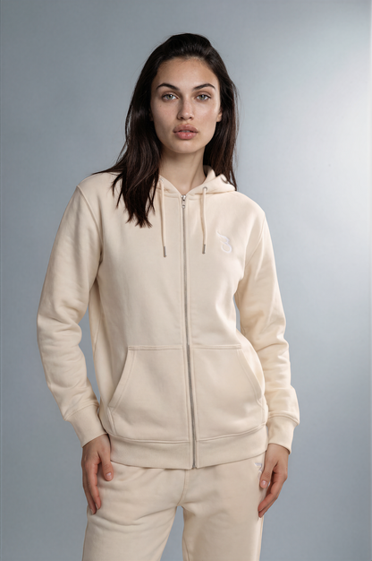 Basan Beige Zipper