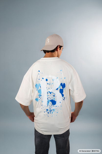 Basan Majestic B (Blue) Cream - Basanstreetwear