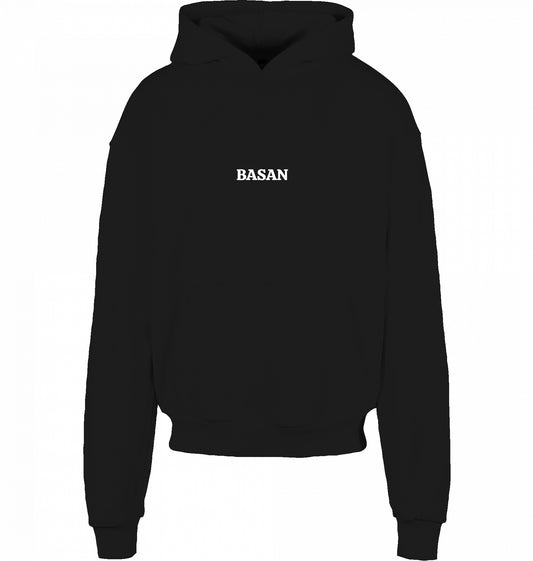 Basan majestic B Hoodie Black Blue - Basanstreetwear