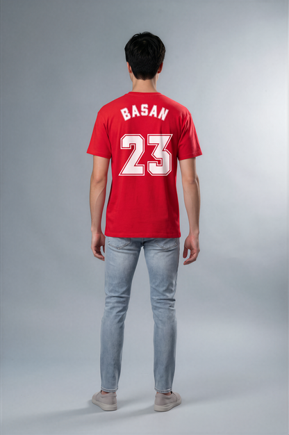 Basan Heavy Oversize T-Shirt Red - Basanstreetwear