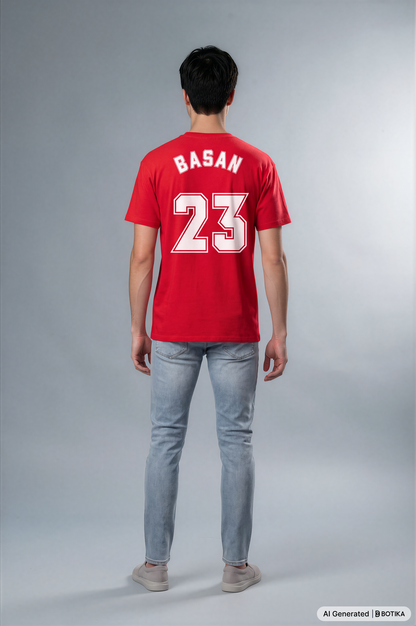 Basan Heavy Oversize T-Shirt Red - Basanstreetwear