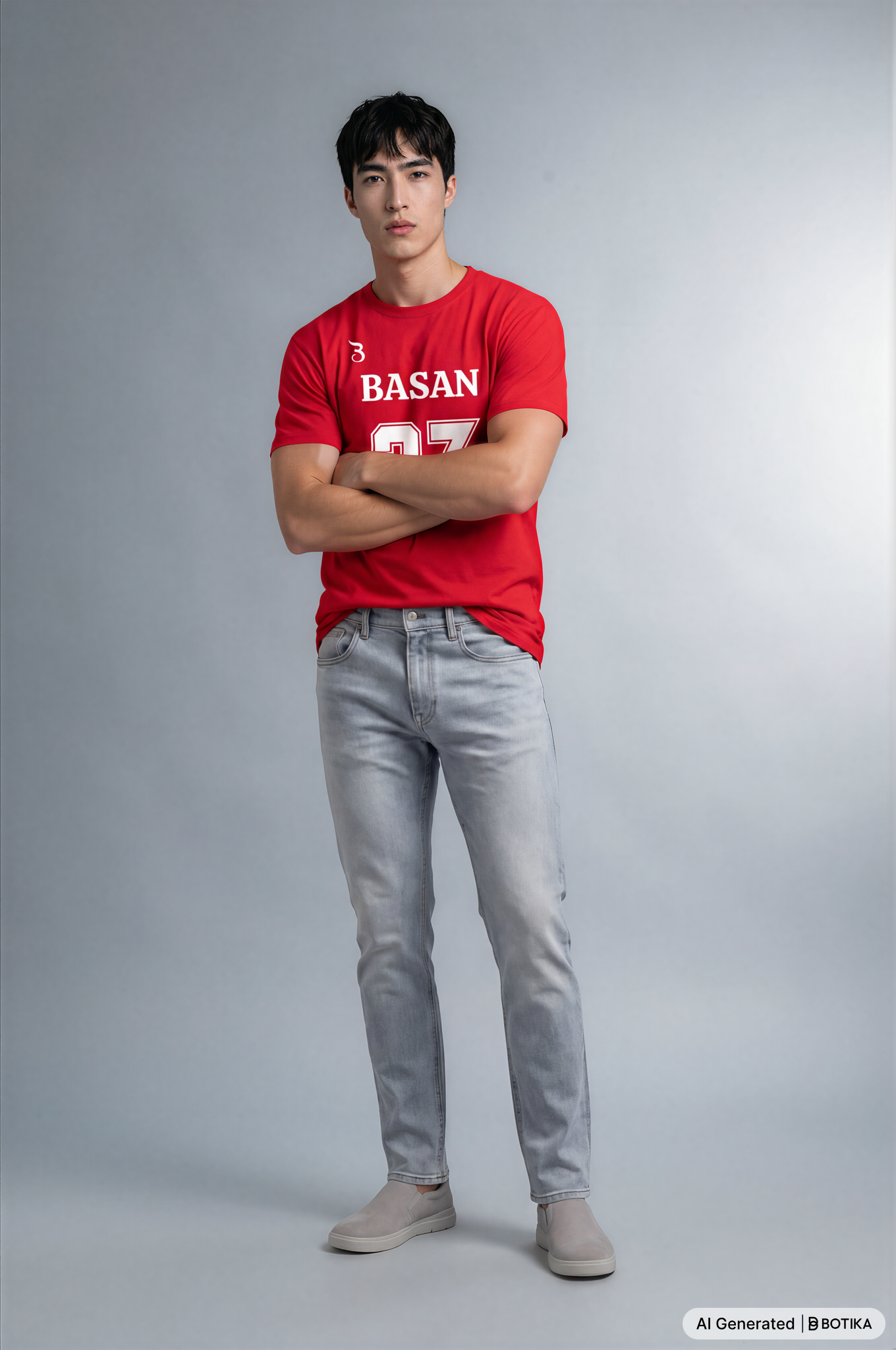 Basan Heavy Oversize T-Shirt Red - Basanstreetwear
