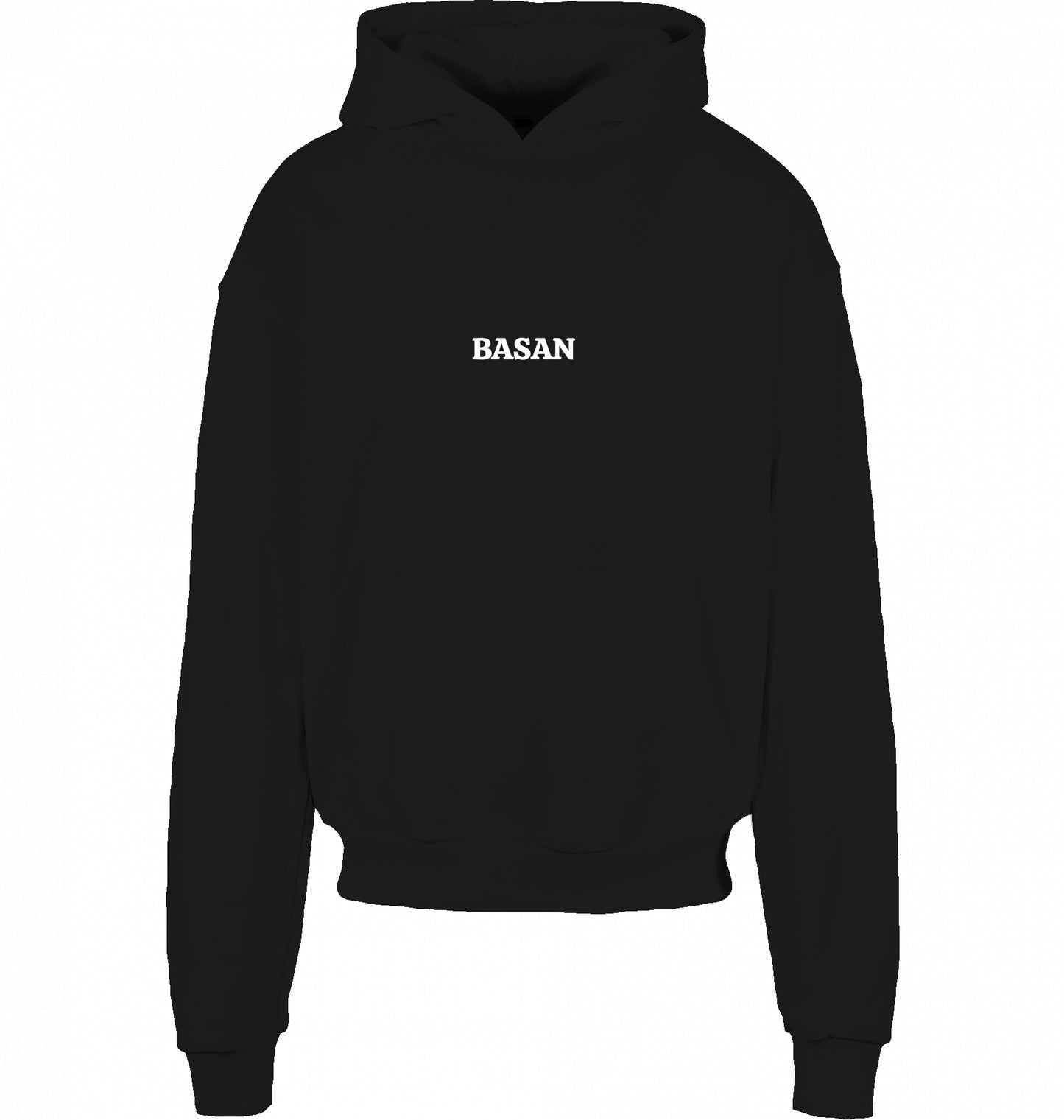 Basan majestic B Hoodie Black red - Basanstreetwear