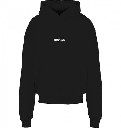 Basan majestic B Hoodie Black red - Basanstreetwear