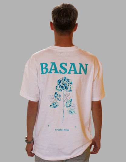 Basan Crystal Rose Oversize T-Shirt - Basanstreetwear