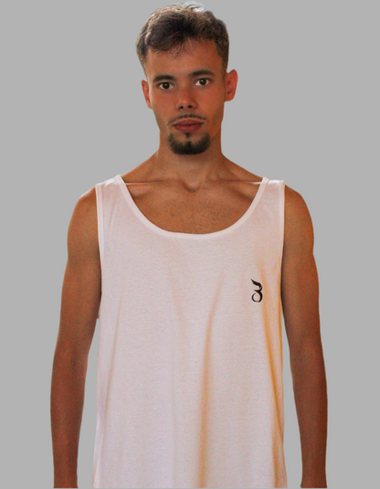Basan White Tank Top - Basanstreetwear