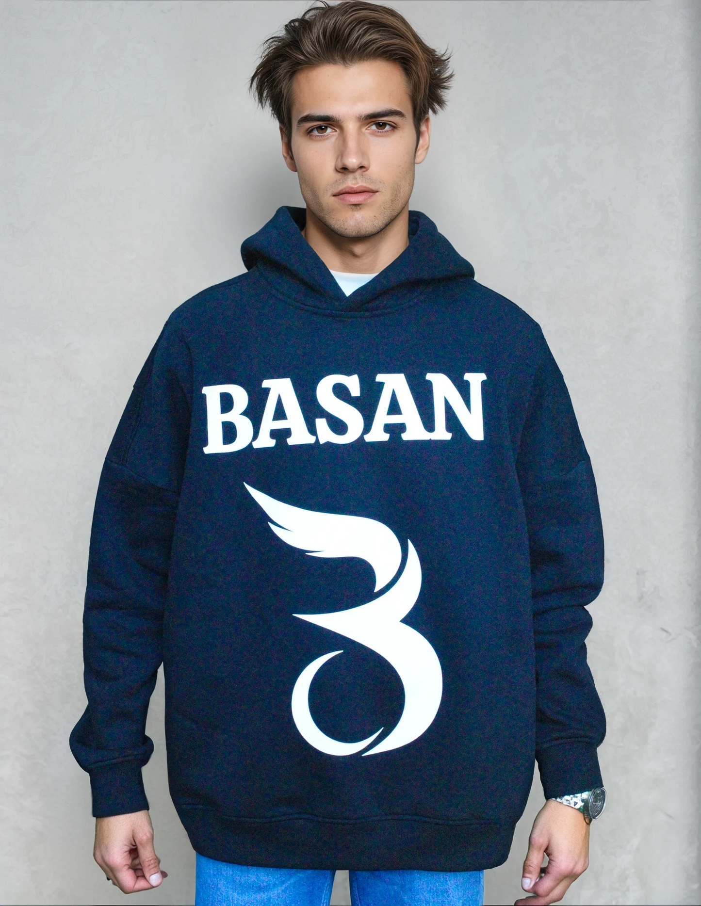 Basan Monogramm Hoodie