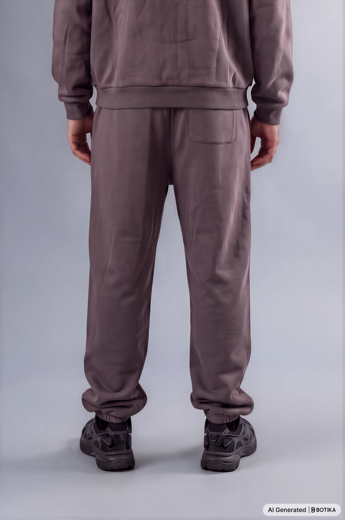 Fluffy Sweatpants grey - Basanstreetwear