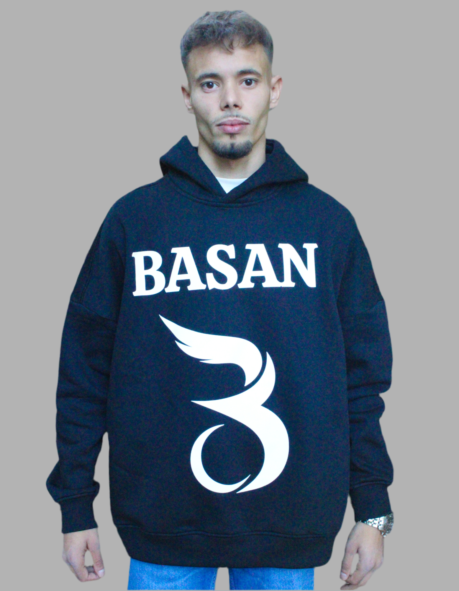 Basan hoodie logo - Basanstreetwear