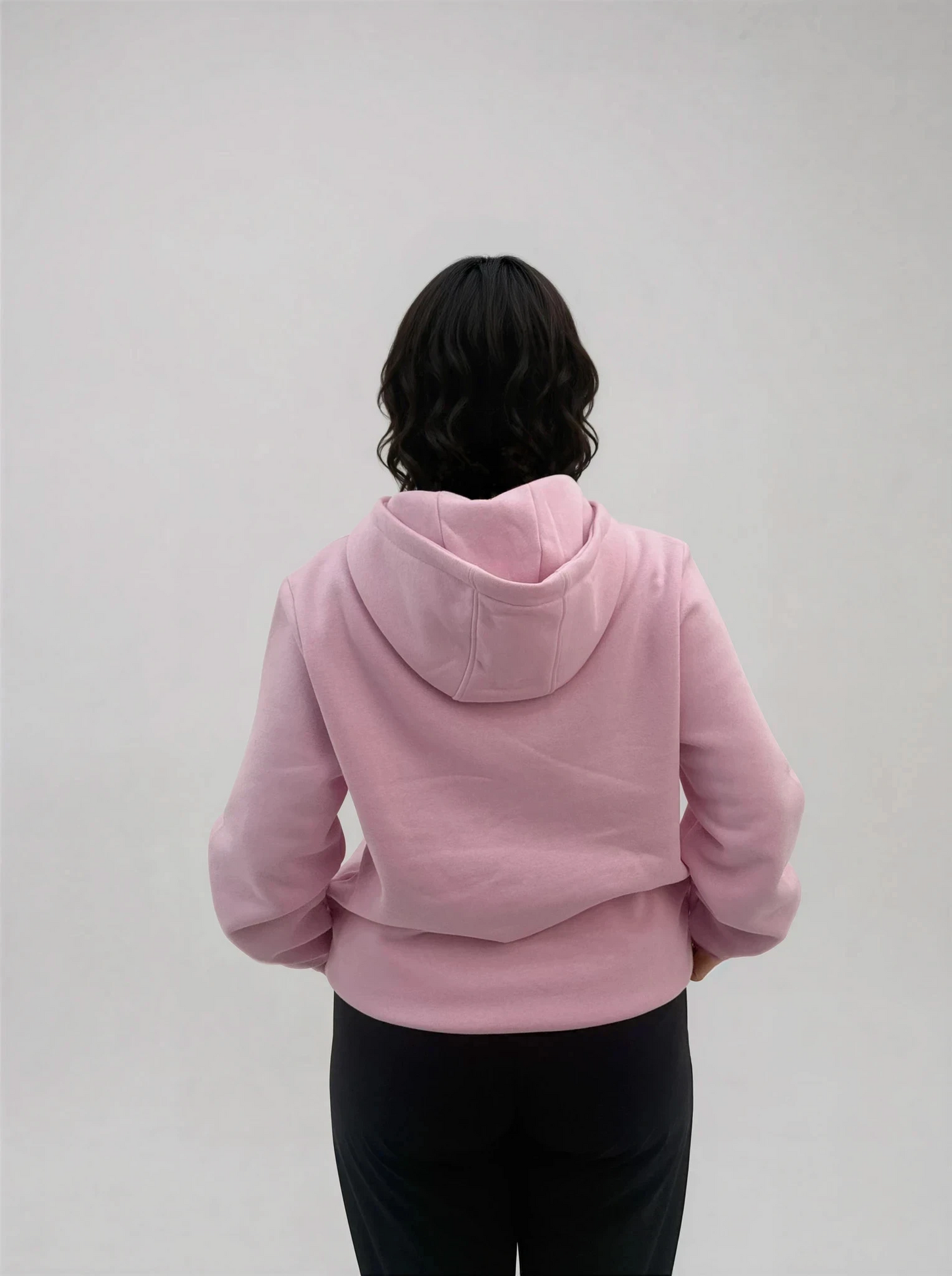 Basan ladies fluffy hoodie pink - Basanstreetwear