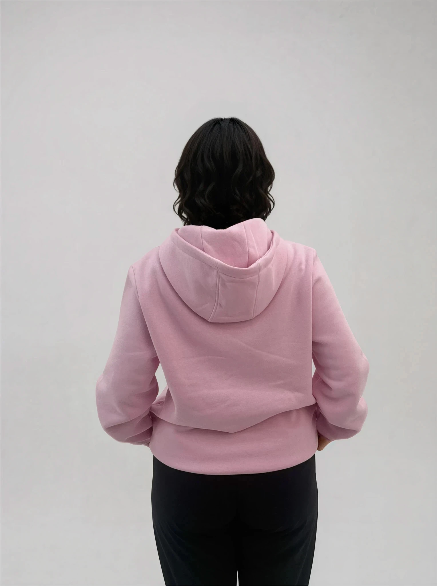 Basan ladies fluffy hoodie pink - Basanstreetwear