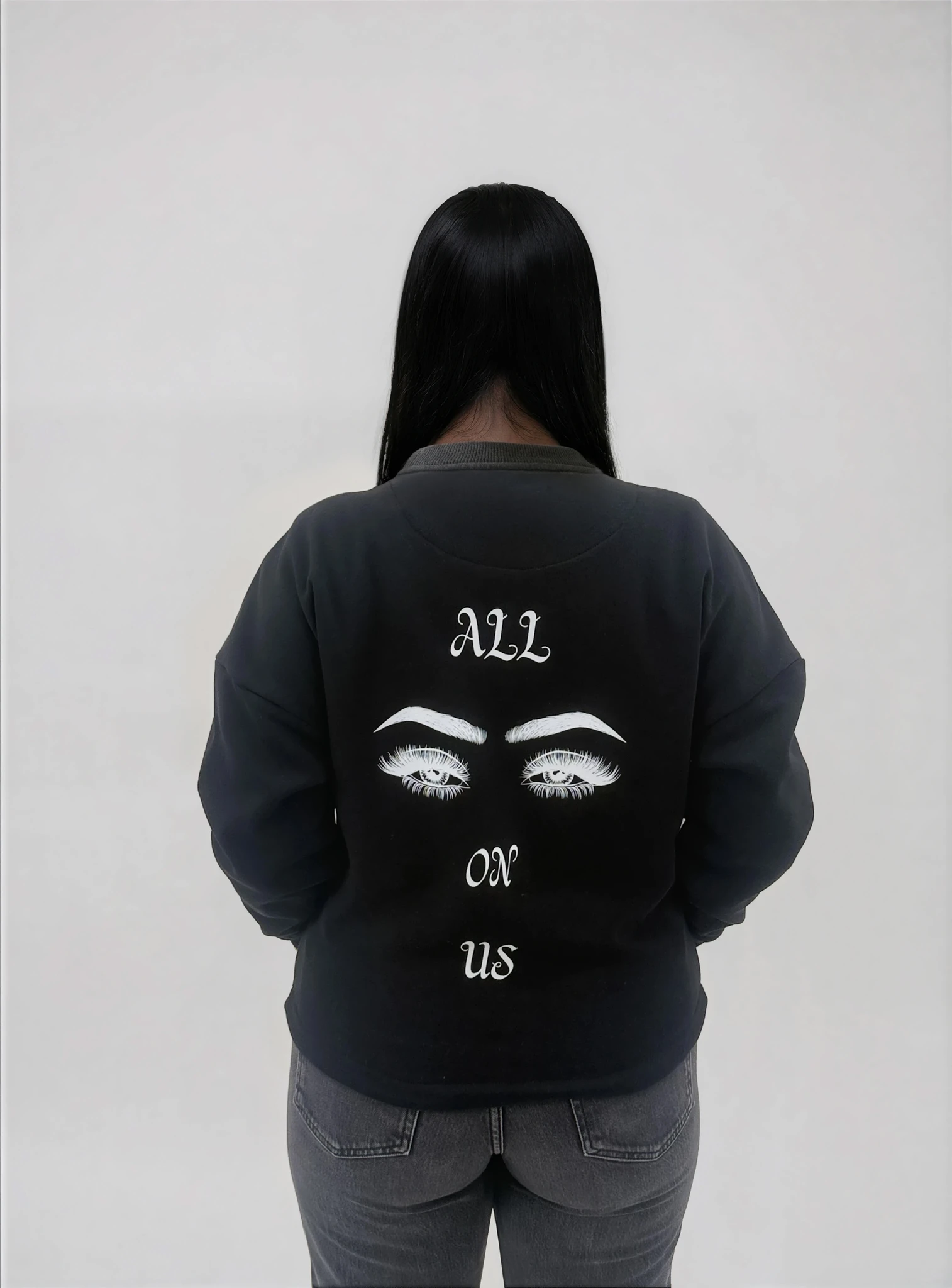 Basan Ladies Oversize Sweatshirt ,,AEOU‘‘ - Basanstreetwear