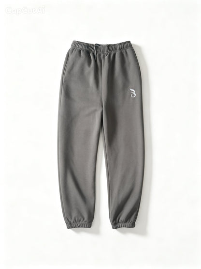 Fluffy Sweatpants grey - Basanstreetwear