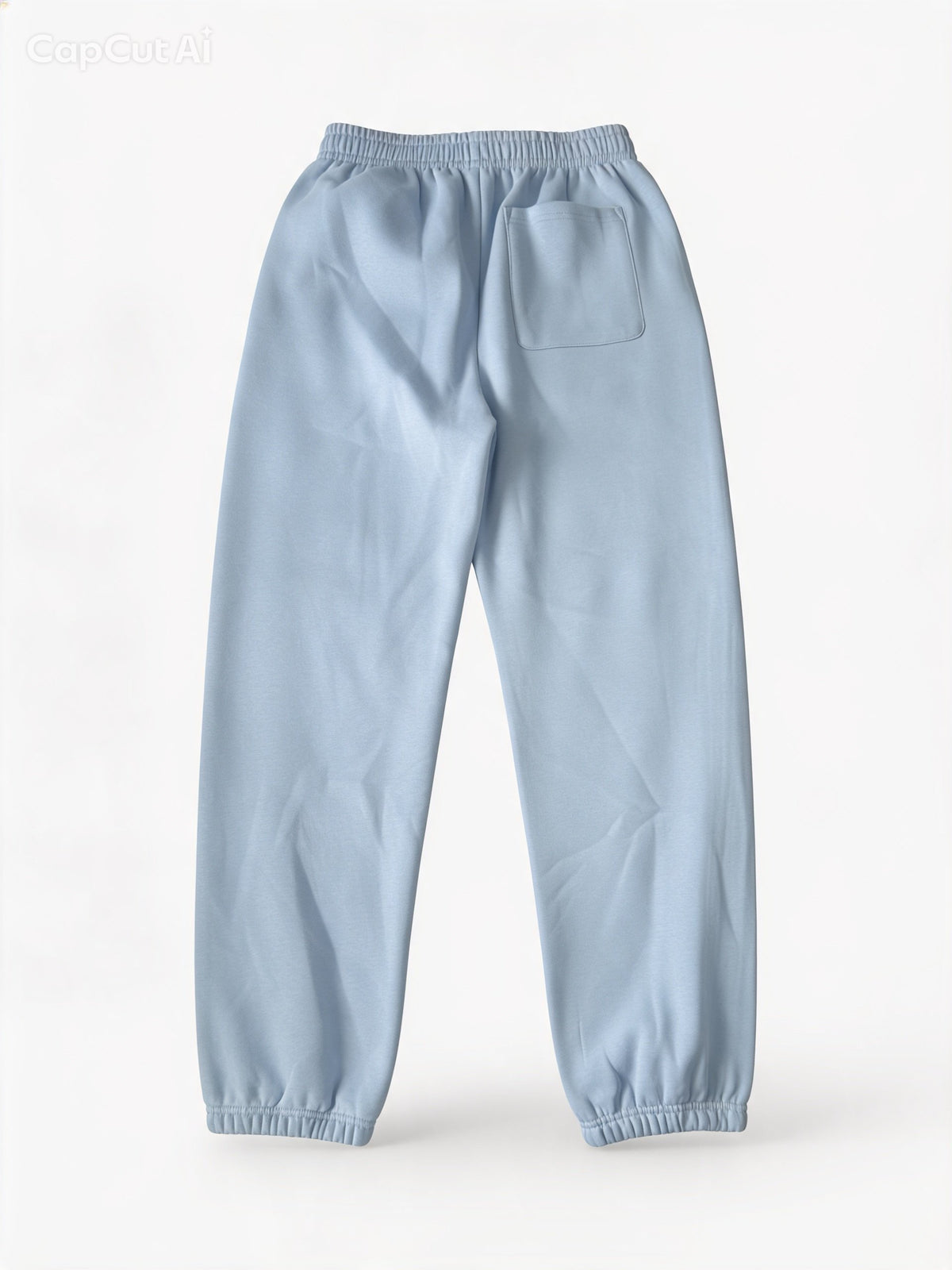 Fluffy sweatpants powder Blue - Basanstreetwear