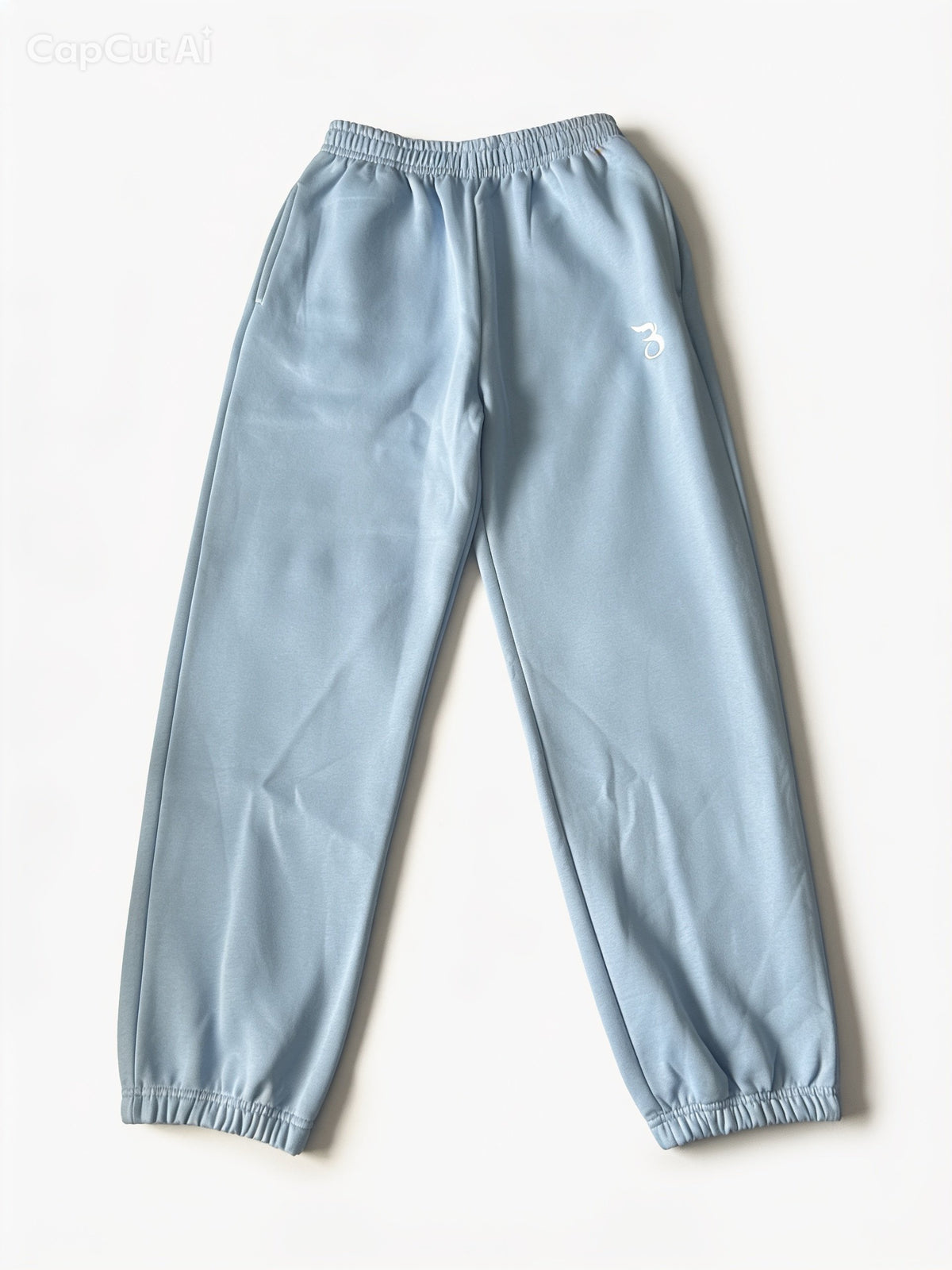 Fluffy sweatpants powder Blue - Basanstreetwear