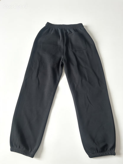 Fluffy Sweatpants Black - Basanstreetwear