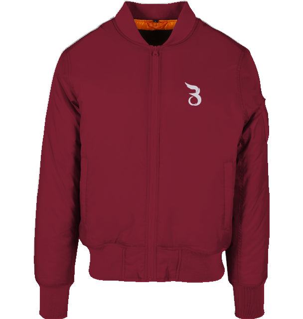 Basan Bomberjacke burgundy - Basanstreetwear