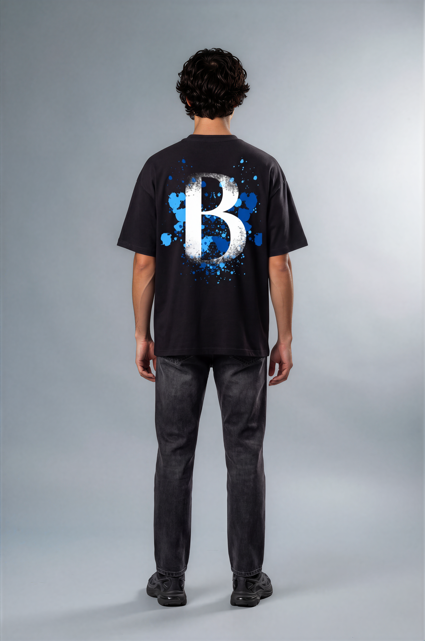 Basan Majestic B (Blue) T-Shirt - Basanstreetwear